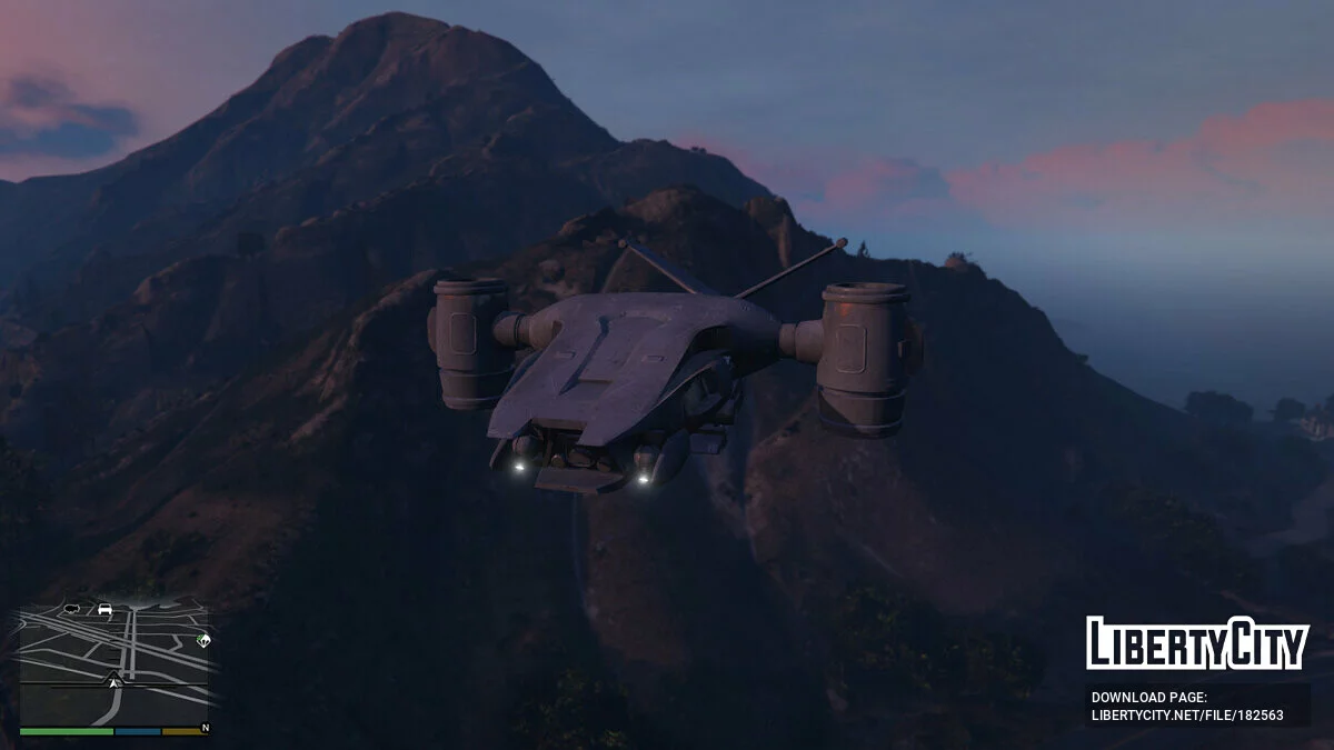 Terminator 2 Aerial Hunter Killer [Add-On] 0.3 / GTA 5