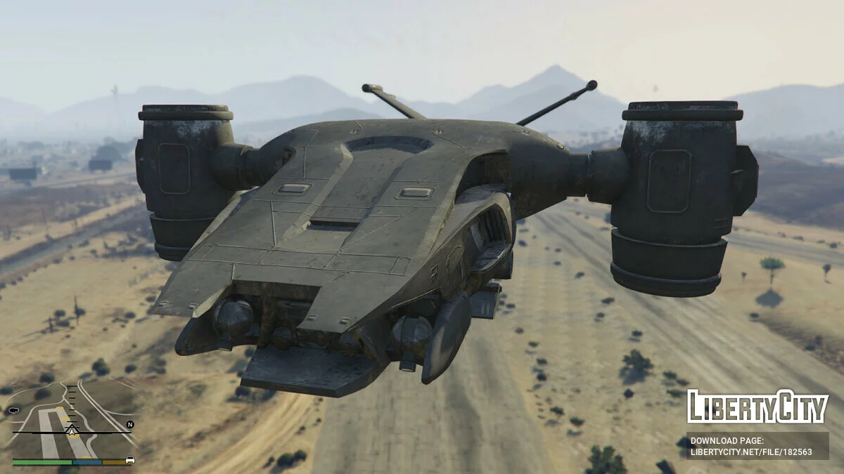 Terminator 2 Aerial Hunter Killer [Add-On] 0.3 / GTA 5