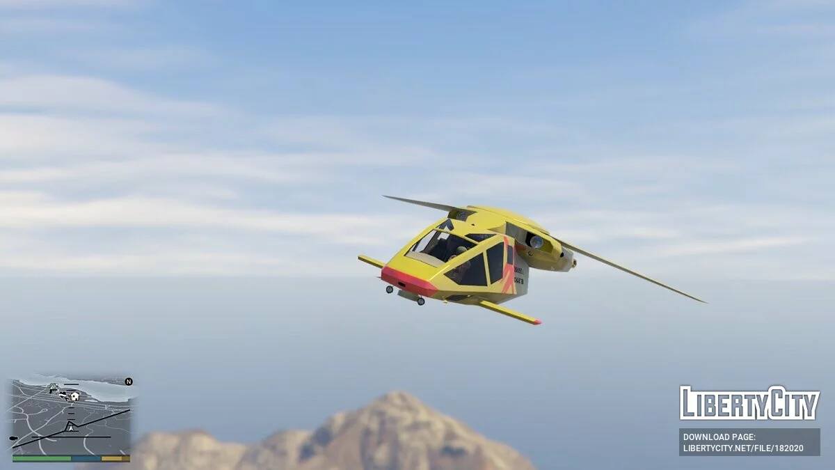 Whisper Craft aus dem Film „Der 6. Tag“ [Add-On | VehFuncs V] 0.2 / GTA 5