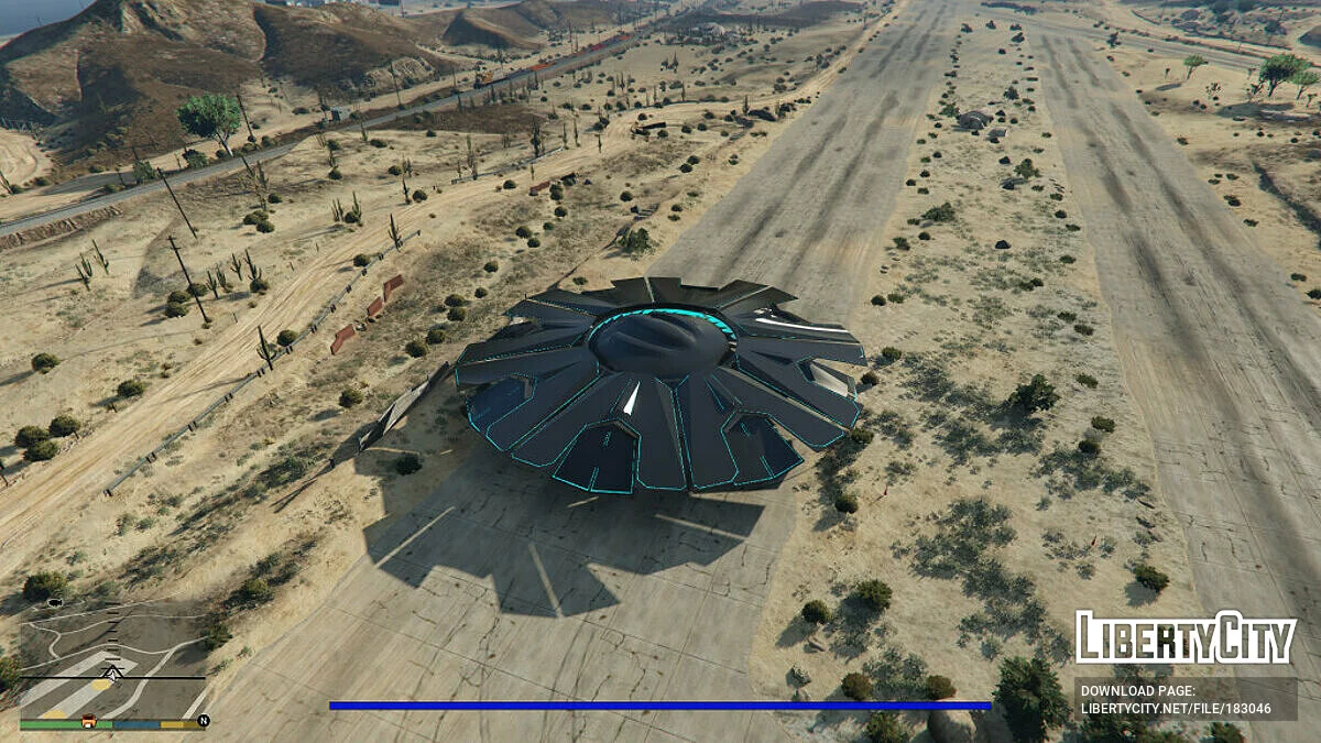 Zancudo Fort UFO [Add-On] 0.1 / GTA 5