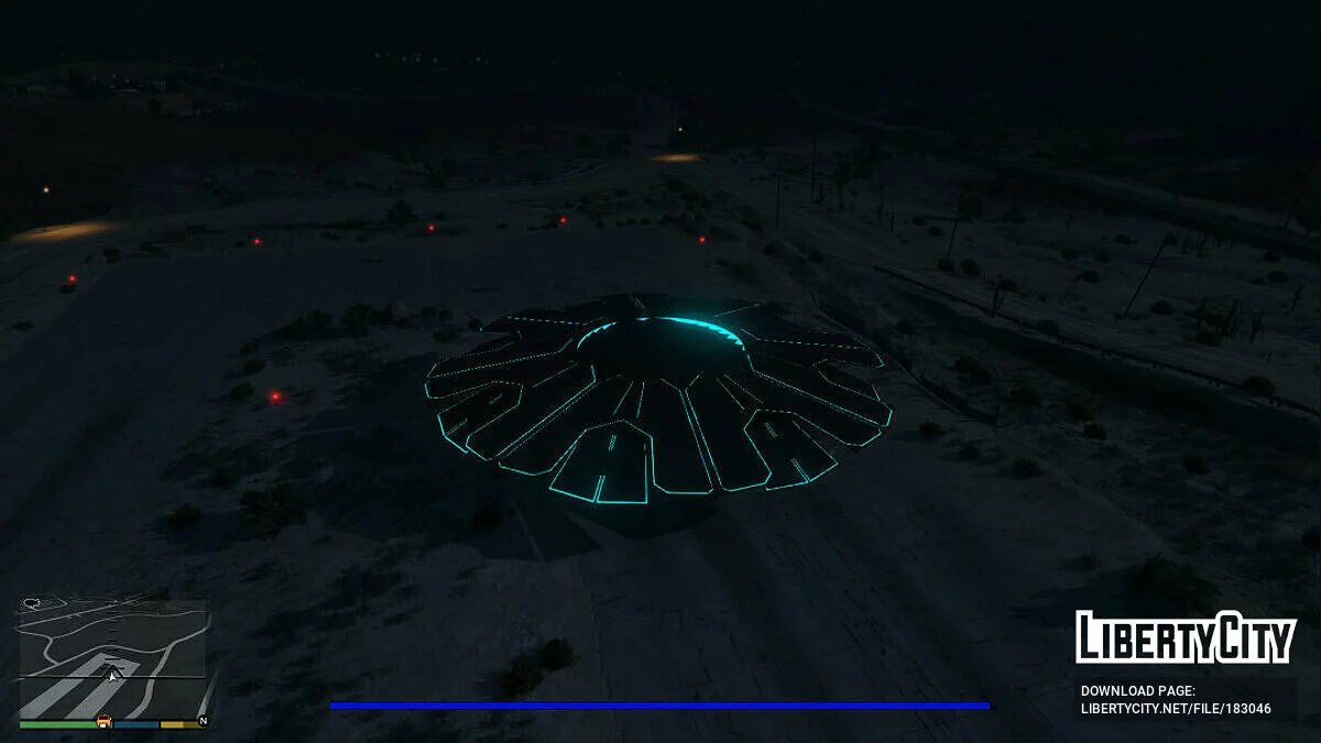Zancudo Fort UFO [Add-On] 0.1 / GTA 5