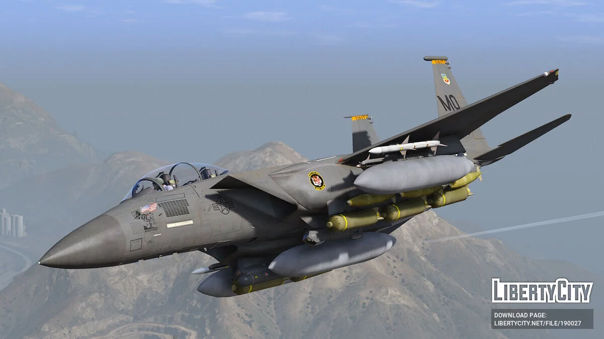 F-15E Strike Eagle [Додаток | Налаштування] 1.2 / GTA 5