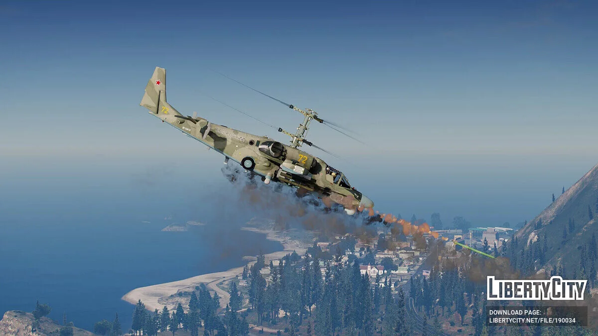 KA-52 Hokum-B [Add-On] 1.0 / GTA 5