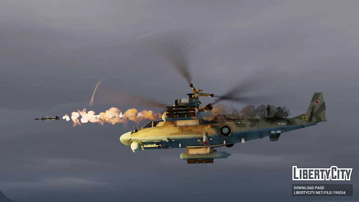 KA-52 Hokum-B [Add-On] 1.0 / GTA 5