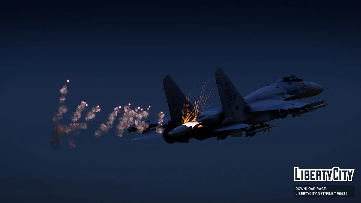 Su-27 Flanker [Add-On] 1.0 / GTA 5