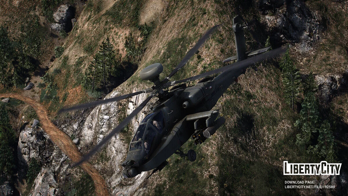 AH-64E Apache Guardian [Add-On | LODs] 1.1 / GTA 5