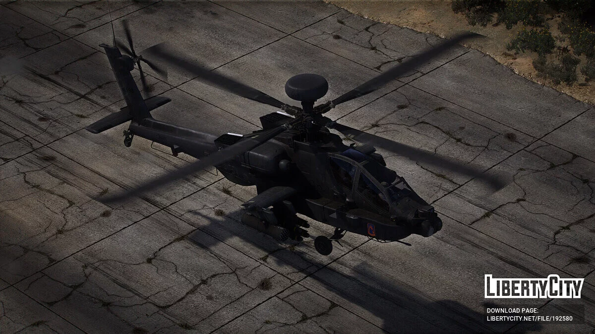 AH-64E Apache Guardian [Add-On | LODs] 1.1 / GTA 5