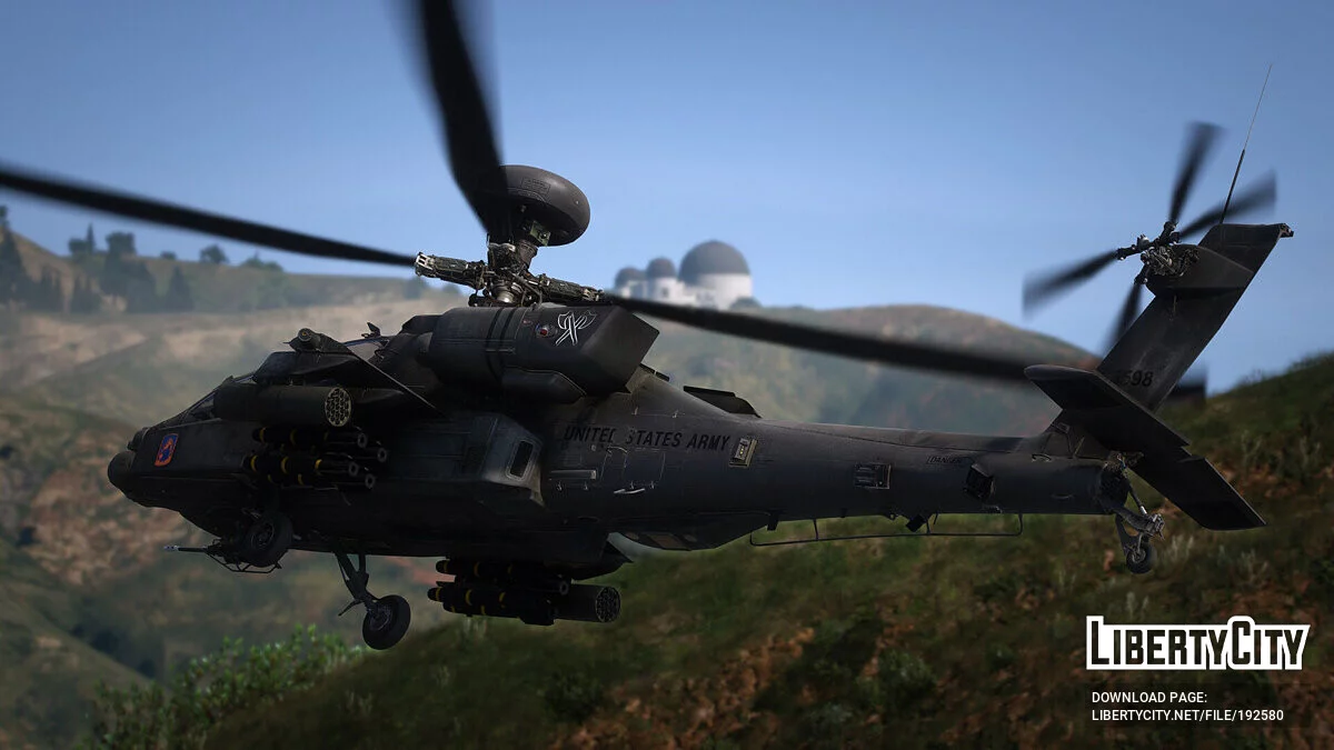 AH-64E Apache Guardian [Add-On | LODs] 1.1 / GTA 5