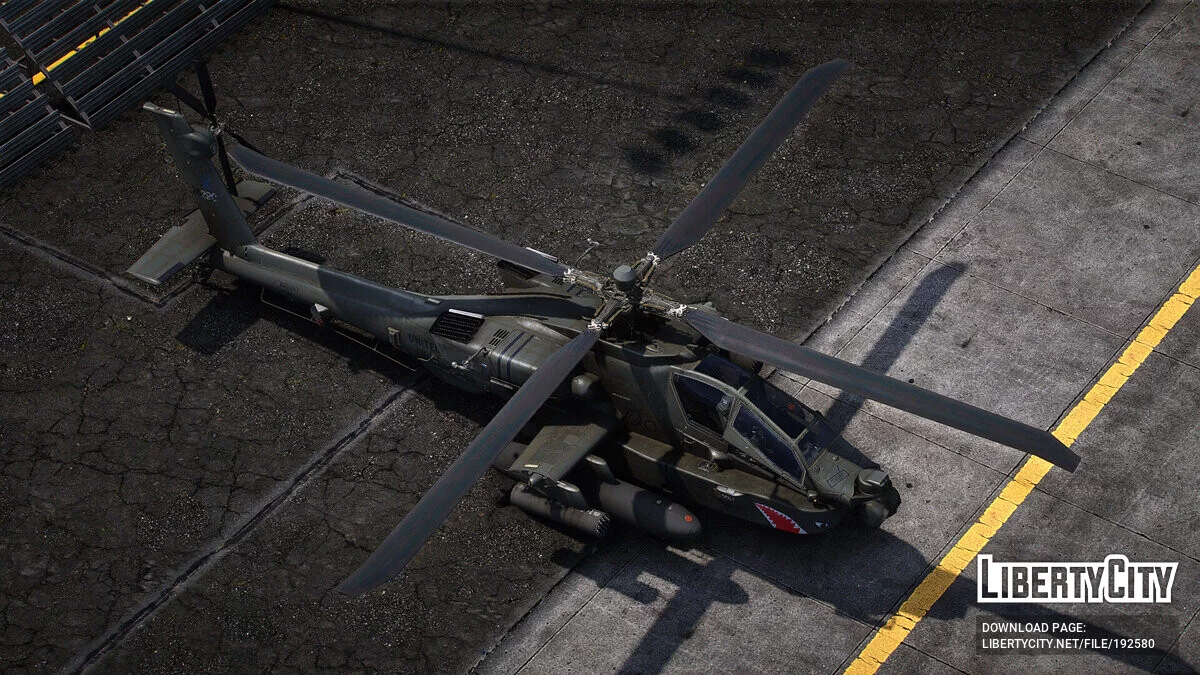 AH-64E Apache Guardian [Add-On | LODs] 1.1 / GTA 5