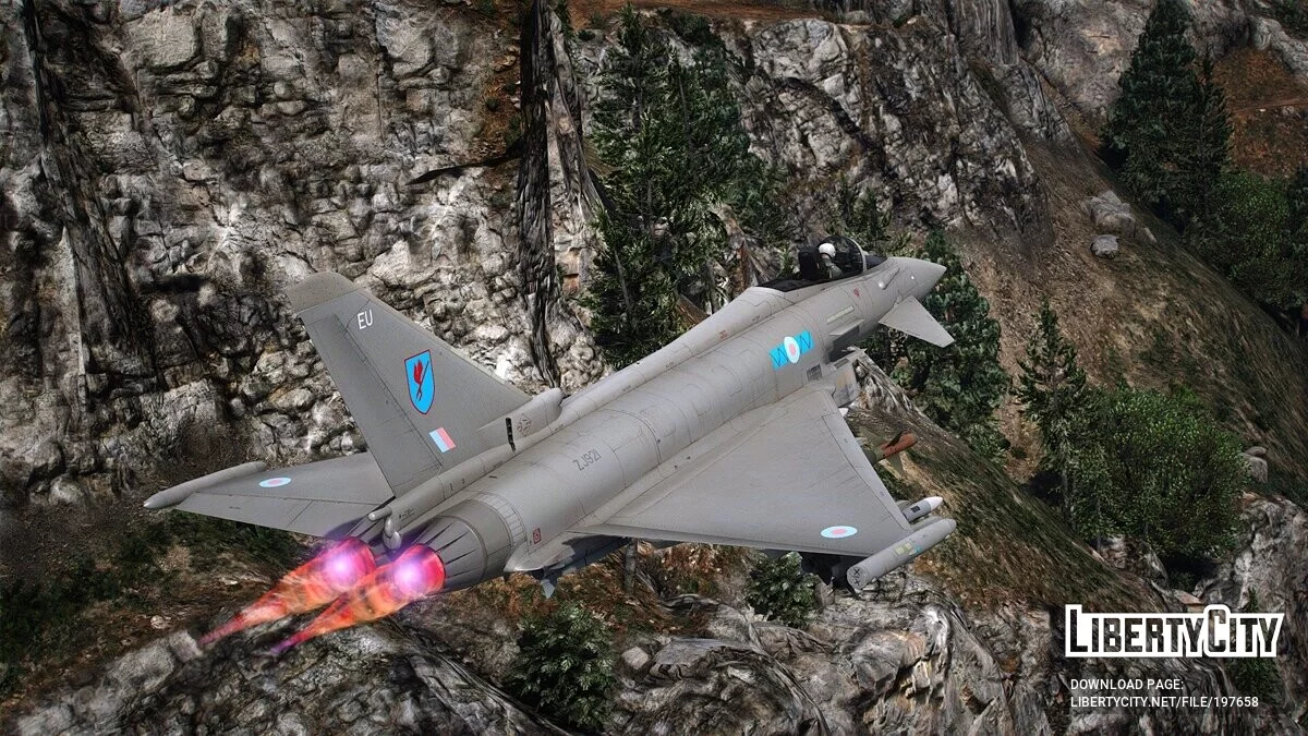 Eurofighter Typhoon FGR.4 Royal Air Force / GTA 5