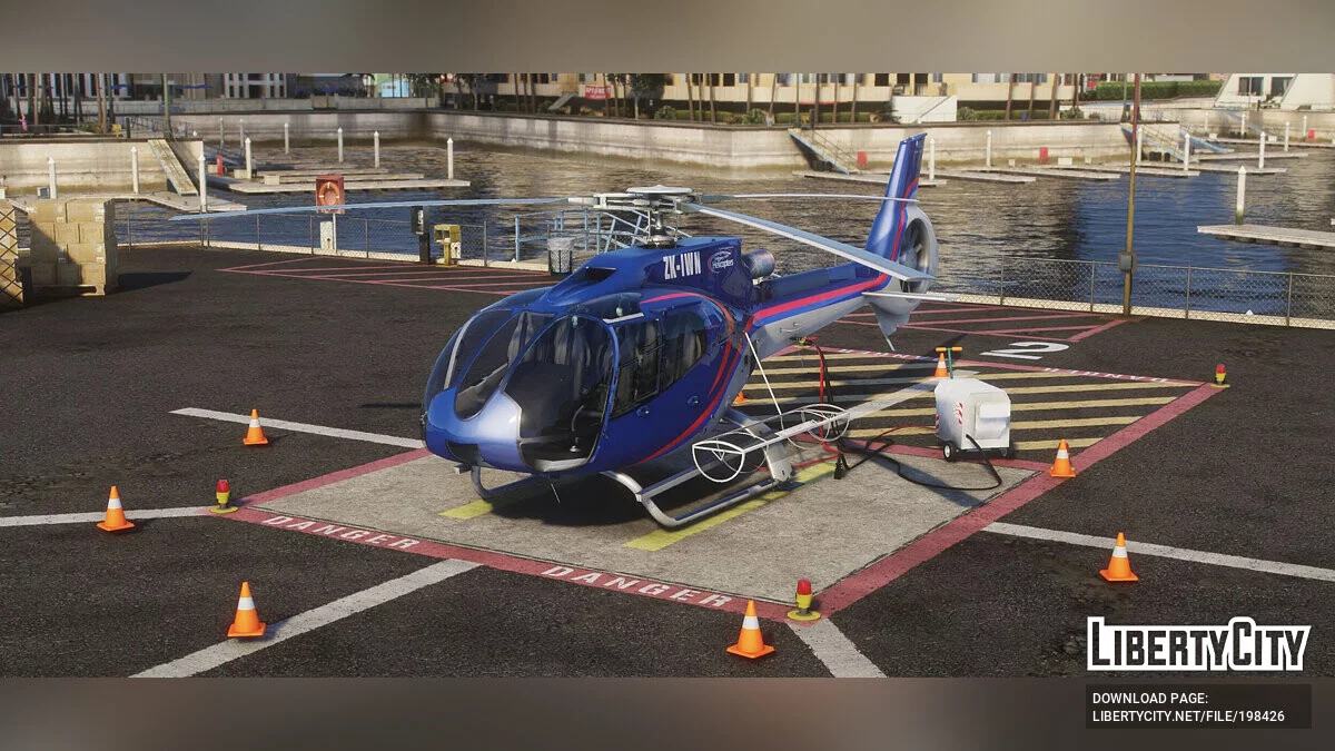 Helikopter Eksekutif Airbus Eurocopter EC-130 [Add-On] 1.0 / GTA 5