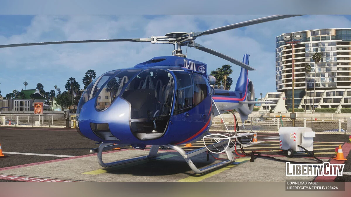 Helikopter Eksekutif Airbus Eurocopter EC-130 [Add-On] 1.0 / GTA 5