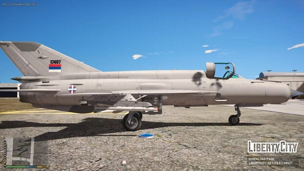 MiG 21 - Armée de Serbie / GTA 5