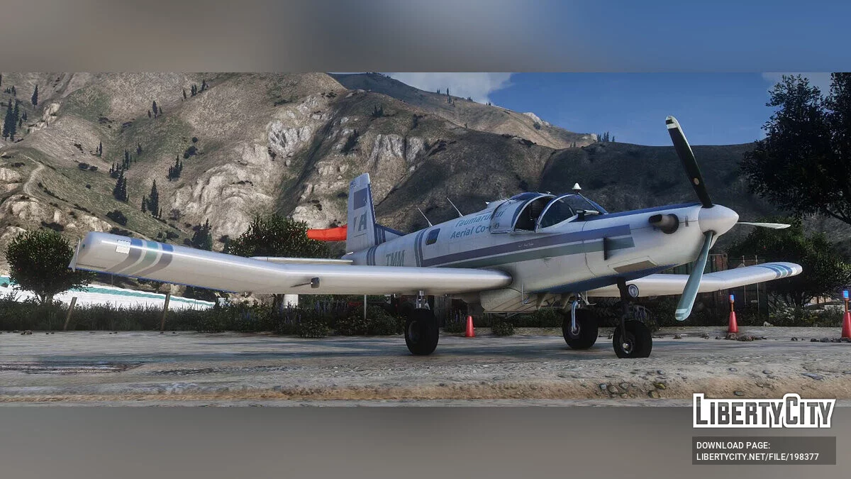 Pacific Aerospace Cresco Cropdusting Airplane 1.0 / جي تي أي 5