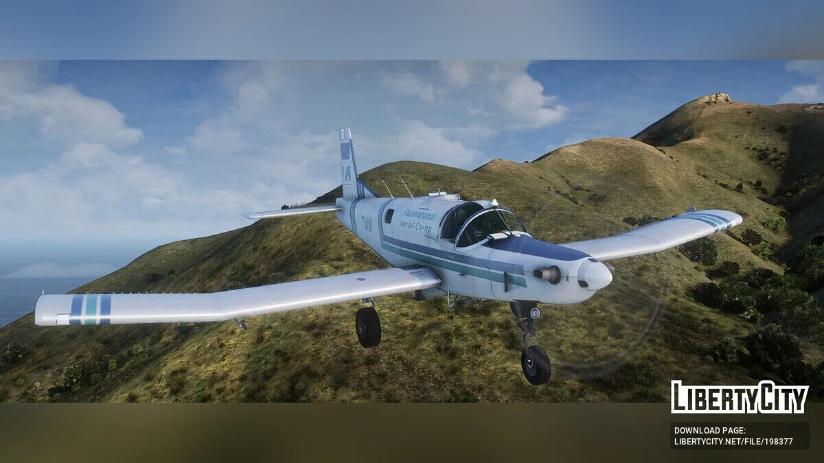 Pacific Aerospace Cresco Cropdusting Airplane 1.0 / جي تي أي 5