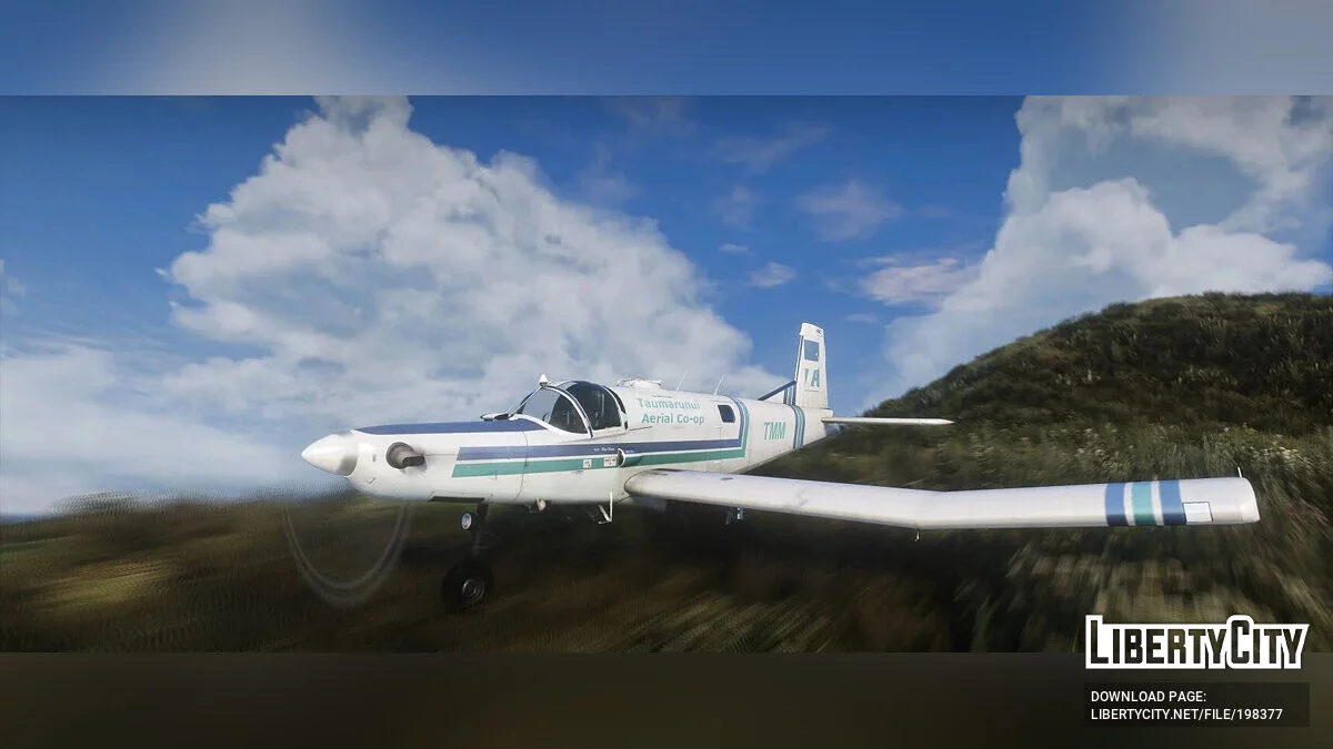 Pacific Aerospace Cresco Cropdusting Airplane 1.0 / جي تي أي 5