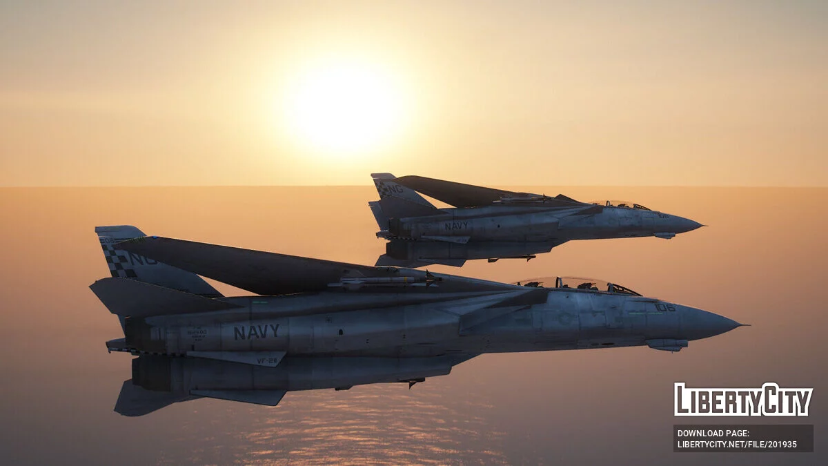 F-14A Tomcat [Add-On | VehFuncs V] 1.2 / GTA 5