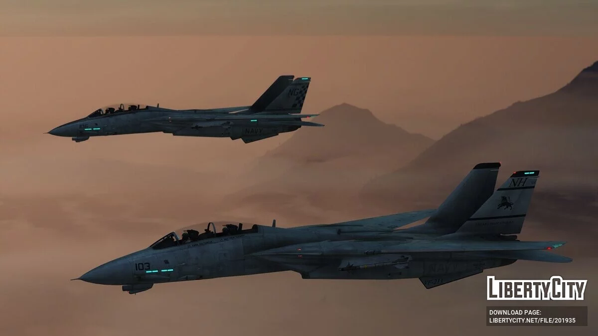 F-14A Tomcat [Add-On | VehFuncs V] 1.2 / GTA 5