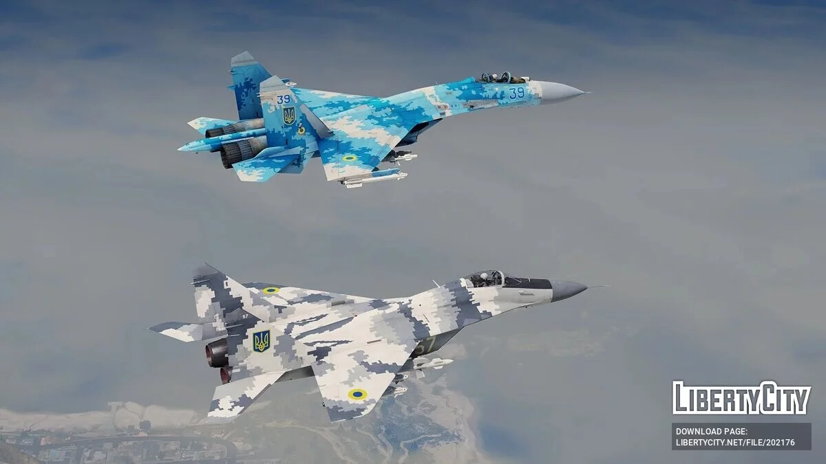 Su-27 Flanker Ukraine [Add-On] 1.0 / GTA 5