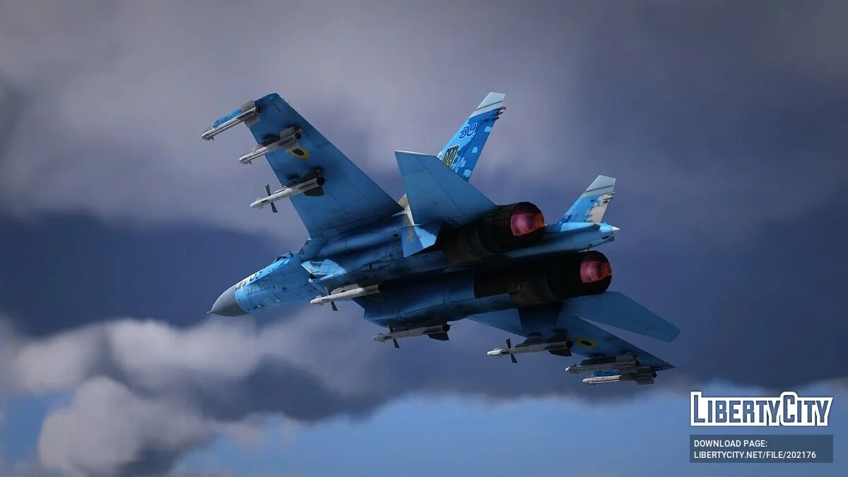 Su-27 Flanker Ukraine [Add-On] 1.0 / GTA 5