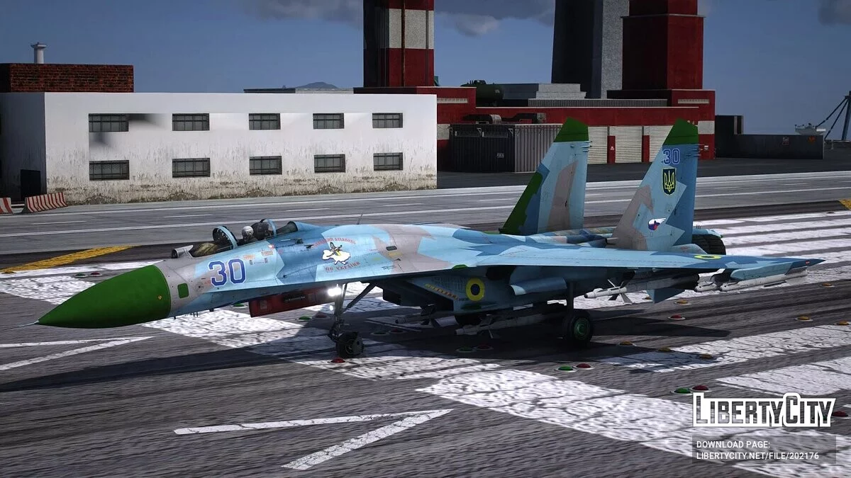 Su-27 Flanker Ukraine [Add-On] 1.0 / GTA 5