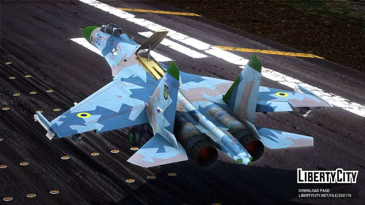 Su-27 Flanker Ukraine [Add-On] 1.0 / GTA 5