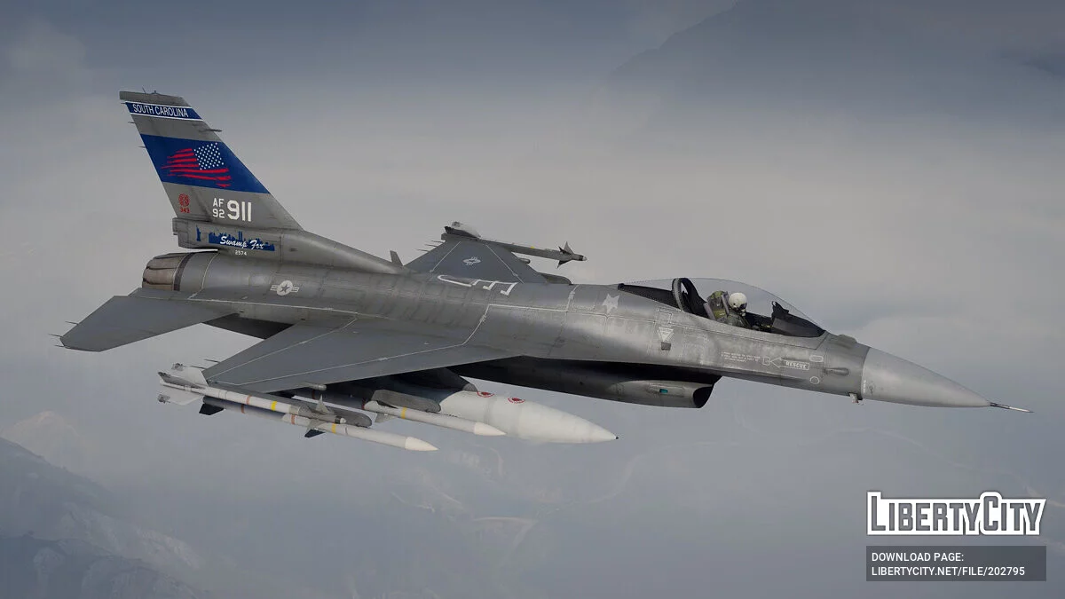 F-16C Fighting Falcon [Add-On] 1.1 / GTA 5