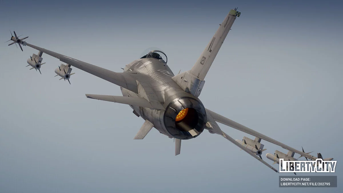 F-16C Fighting Falcon [Add-On] 1.1 / GTA 5