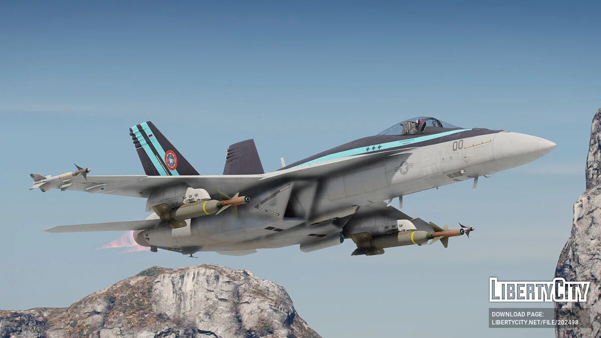 F/A-18E Super Hornet [Add-On | Top Gun Maverick] 1.0 / GTA 5