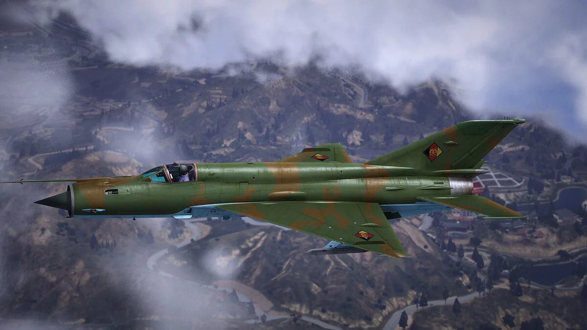 Mig-21 bis Fishbed [Add-On | VehFuncs V] 1.0 / GTA 5