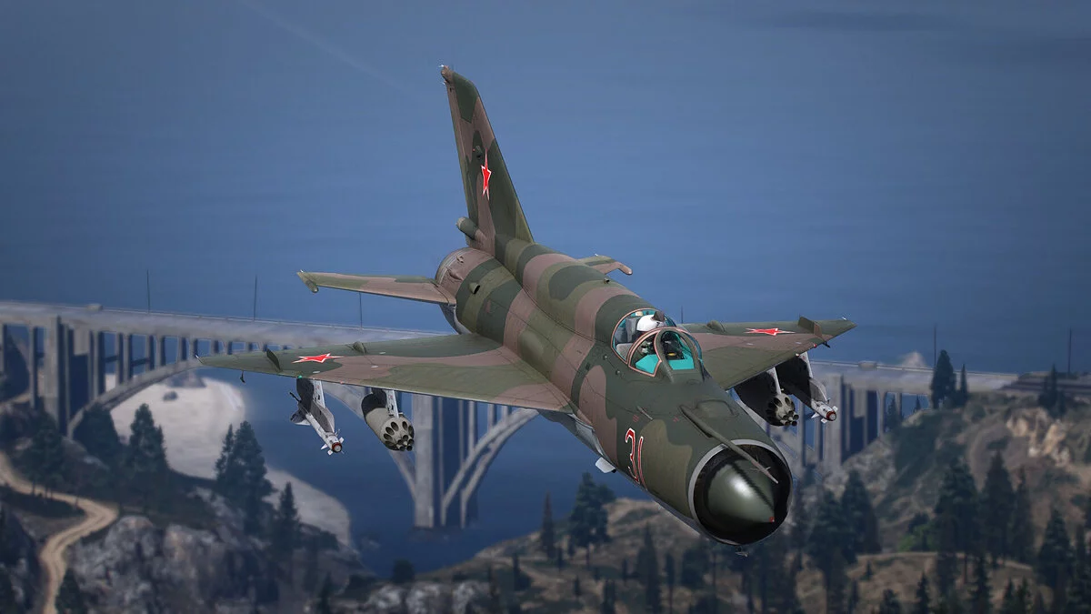 Mig-21 bis Fishbed [Add-On | VehFuncs V] 1.0 / GTA 5