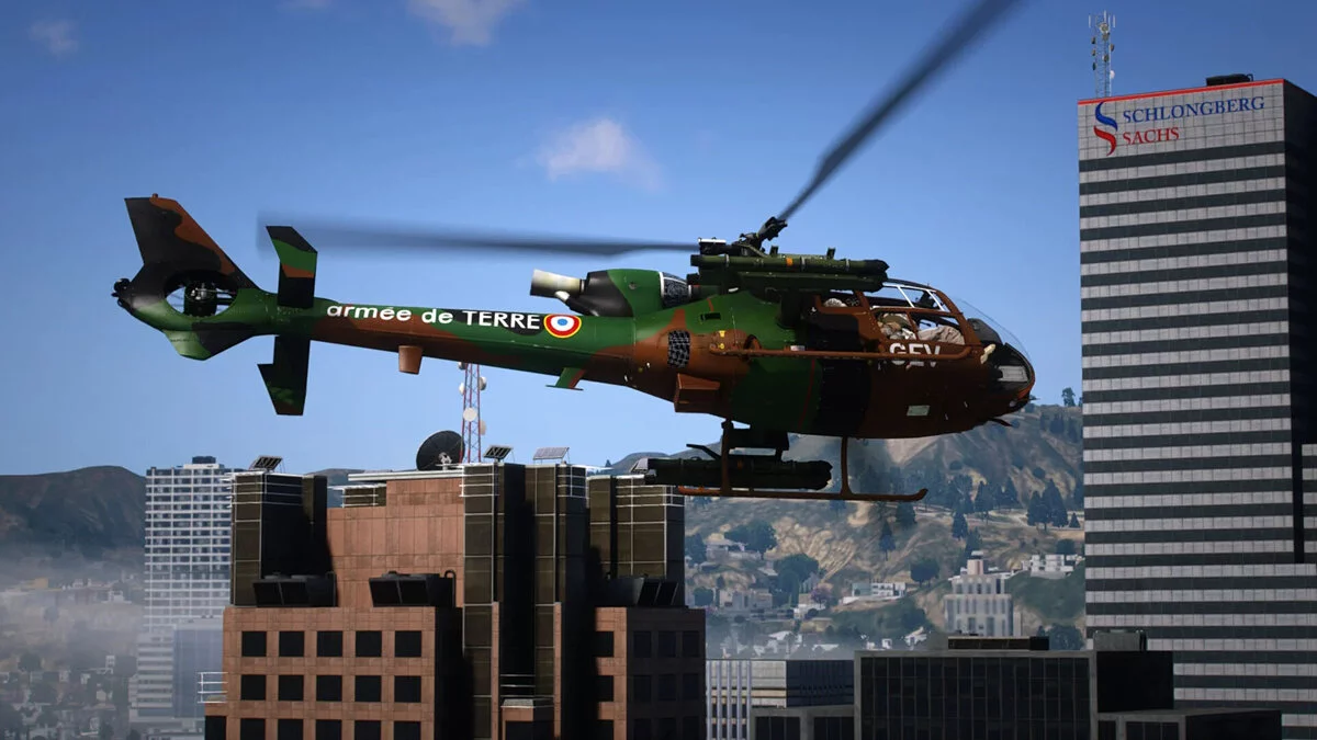 SA.342M Gazelle [Add-On] 1.0 / GTA 5