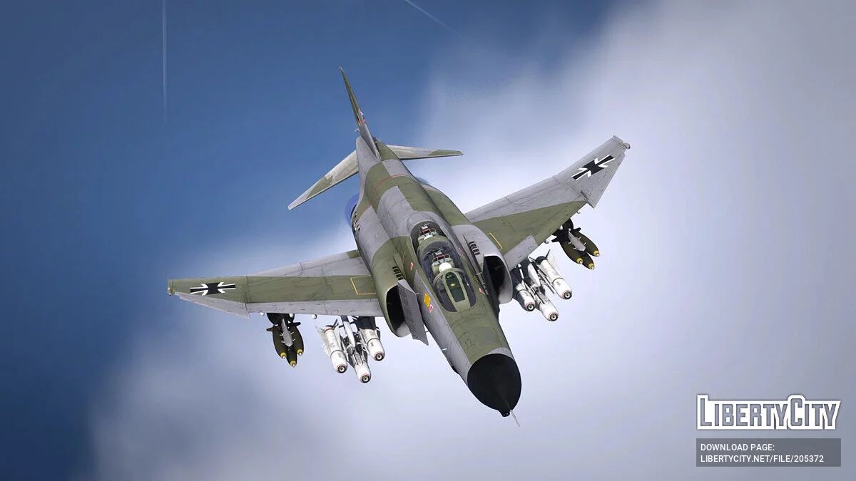 F-4F Phantom II Almanya Luftwaffe / GTA 5