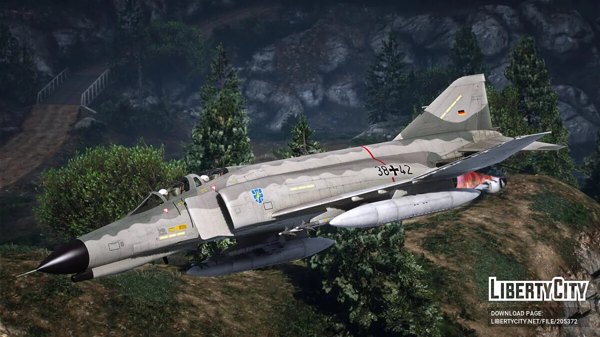 F-4F Phantom II Almanya Luftwaffe / GTA 5