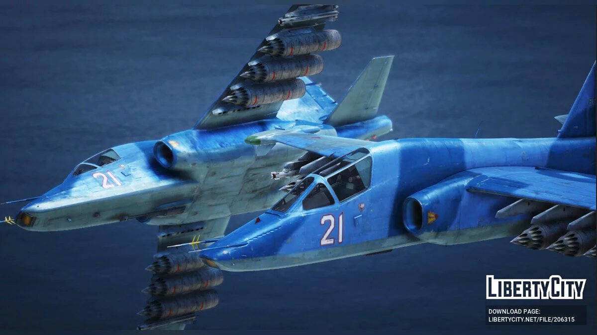 Su-25TM Frogfoot [Add-On | LOD] 1.0 / GTA 5