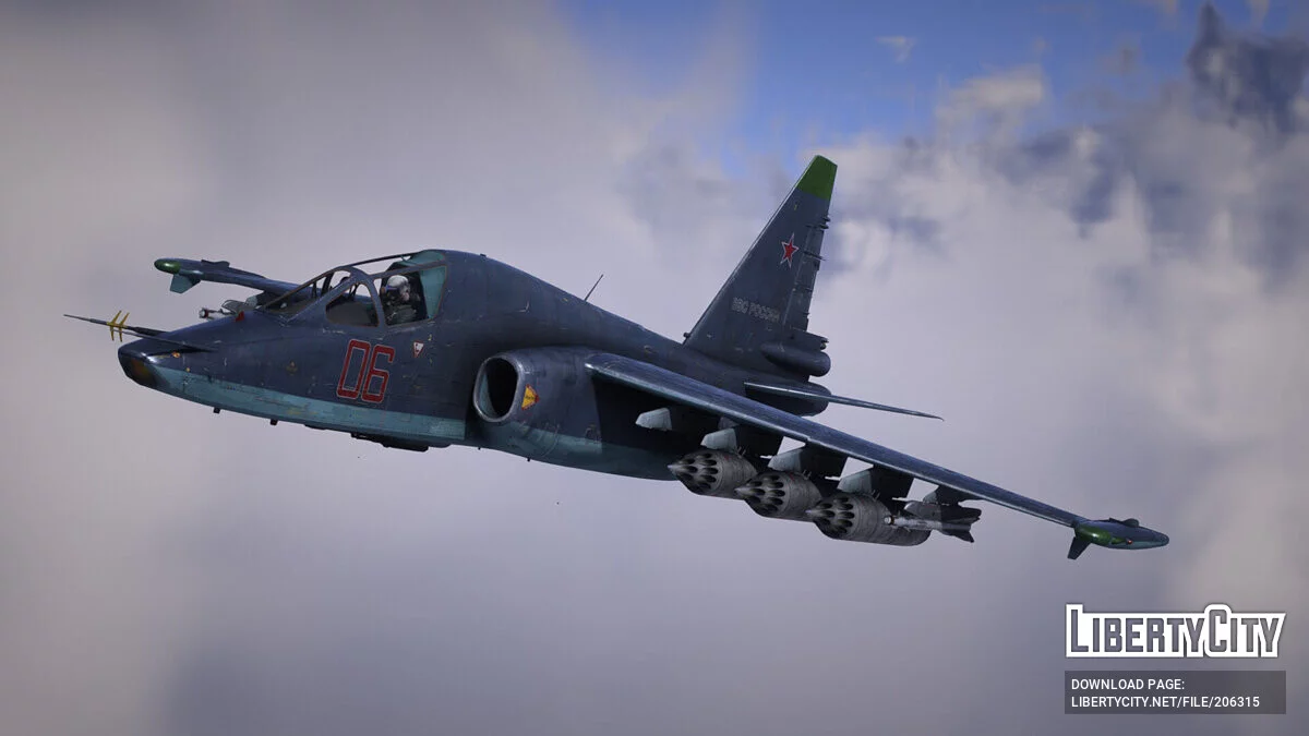 Su-25TM Frogfoot [Add-On | LOD] 1.0 / GTA 5