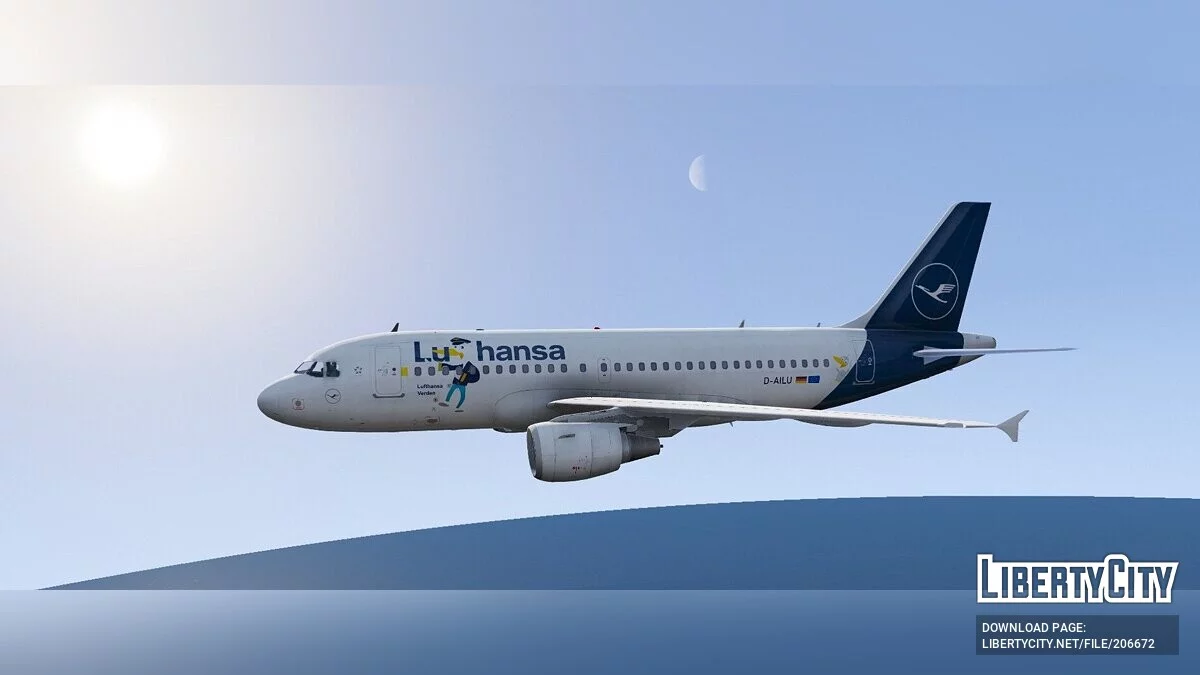 Airbus A319-100 Lufthansa / GTA 5