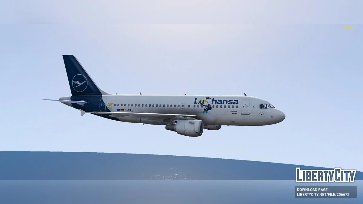 Airbus A319-100 Lufthansa / GTA 5