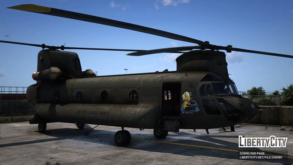 CH-47D Chinook US Army & Royal Air Force / GTA 5