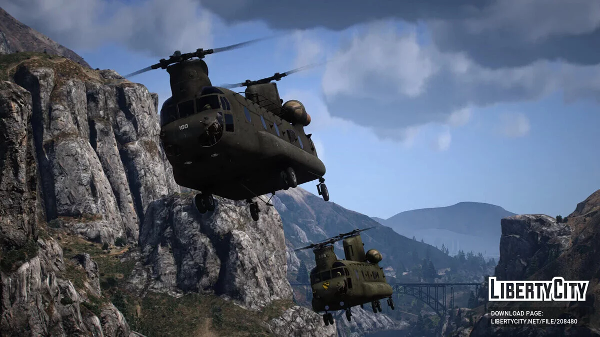 CH-47D Chinook US Army & Royal Air Force / GTA 5