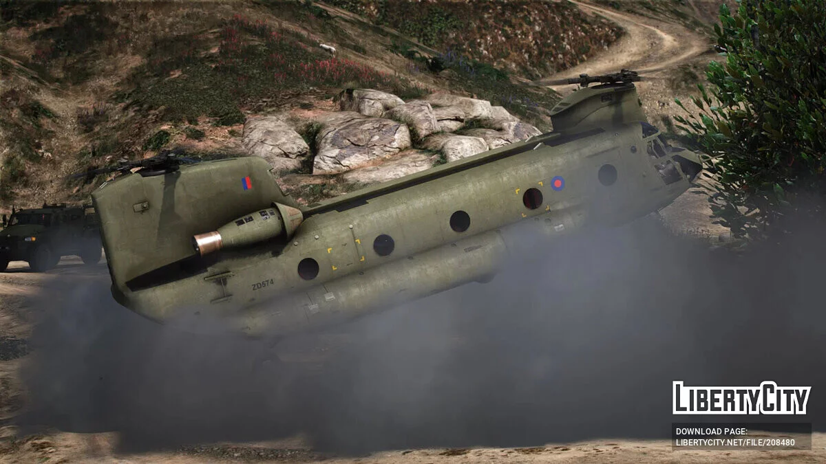 CH-47D Chinook US Army & Royal Air Force / GTA 5