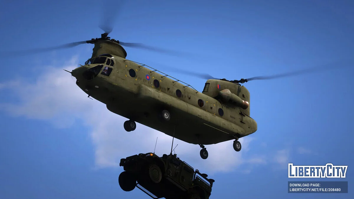 CH-47D Chinook US Army & Royal Air Force / GTA 5