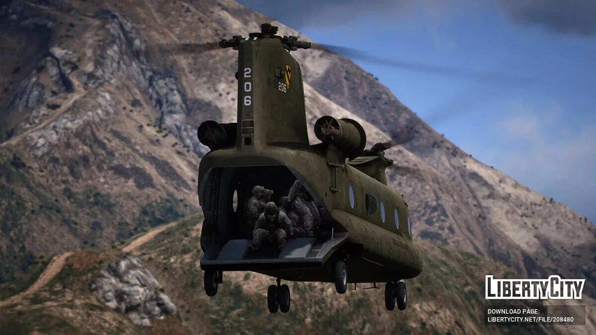 CH-47D Chinook US Army & Royal Air Force / GTA 5