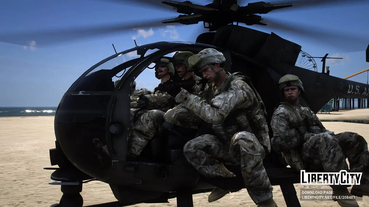 MH-6M Küçük Kuş Askeri Versiyonu / GTA 5