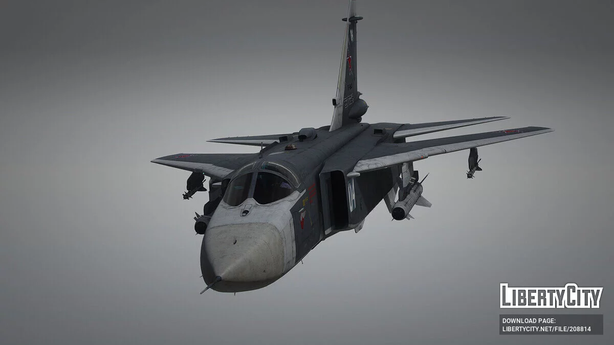 Su-24M 击剑手 D [附加 | VehFuncs V] / GTA 5