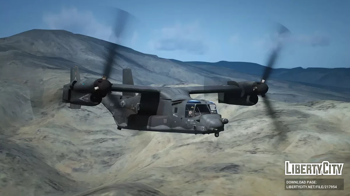 CV-22B 鱼鹰 [附加 / 替换 | 可进入内部] / GTA 5