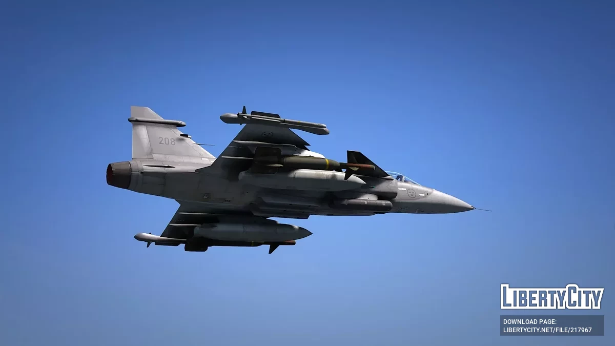 JAS-39E Gripen [Add-On | LODs] / GTA 5