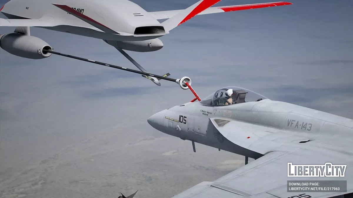 UAV MQ-25 Stingray [Complemento] / GTA 5