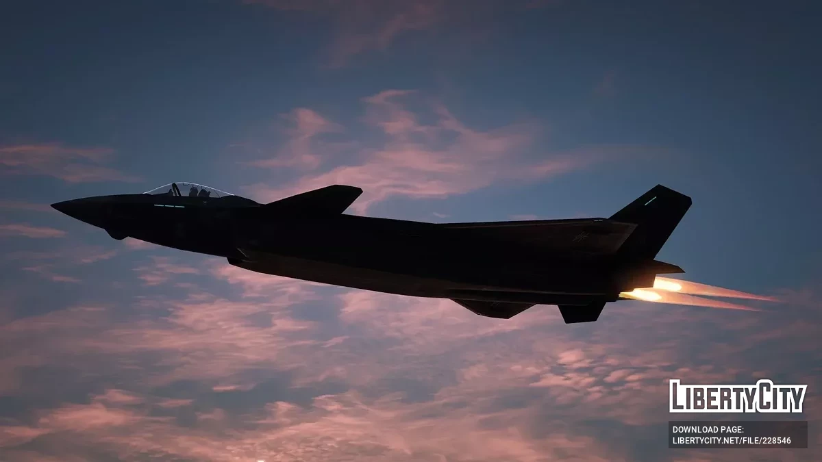 J-20 Naga Perkasa China [Add-On | VehFuncs V] / GTA 5