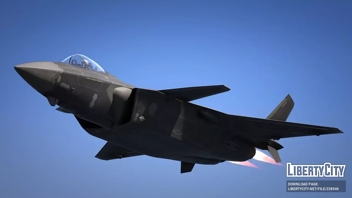 J-20 Naga Perkasa China [Add-On | VehFuncs V] / GTA 5